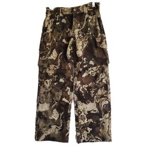 Magellan Youth XS Elastic Waist Veil Camo Cargo Hunting Pants